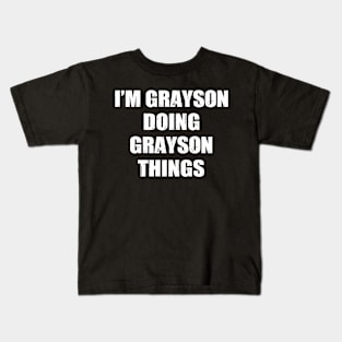 Grayson Kids T-Shirt